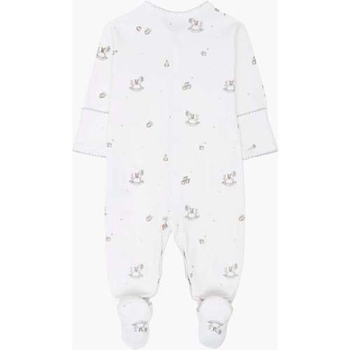 Rocking Horse Simplicity Footie White - Livly | Maisonette