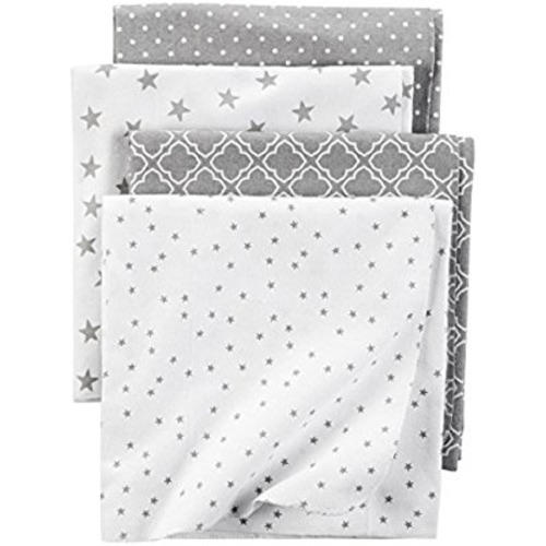 Carter's Flannel Receiving Blankets, Stars