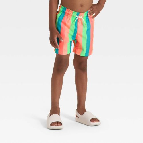 Toddler Boys' Striped Swim Shorts - Cat & Jack™