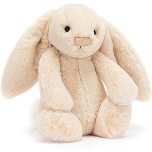 Jellycat Bashful Luxe Willow Bunny Stuffed Animal, Medium 12 inches - Rabbit & Bunny Plush Toy - Classic Children's Gift