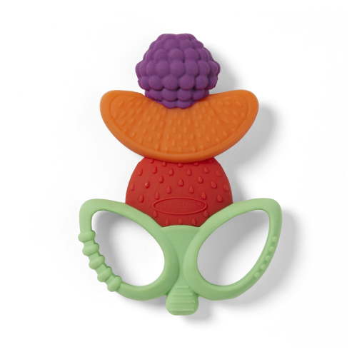 Infantino Lil' Nibbles Textured Baby Teething Toy, 6-12 Months, Multicolor Fruit Kabob