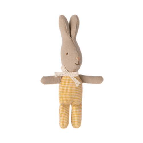 My Rabbit: Baby Rabbit in Yellow Check - Maileg - Maileg USA