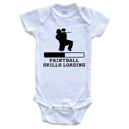 Paintball Skills Loading Baby Bodysuit - Funny Paintball Baby One Piece