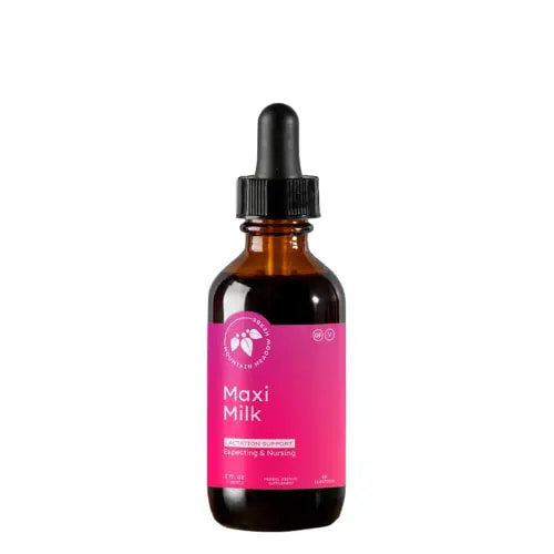 Mountain Meadow Herbs Maxi-Milk- Natural Liquid Lactation Support to Increase Breast Milk Production Quickly & Effectively for Breastfeeding Moms - 2 oz