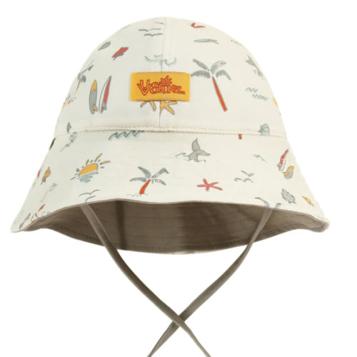 Baby Boys' Reversible Sun Hat | Baby UPF 50+ Bucket Hat – UV Skinz® - 3/6 Months - Tropical Trip