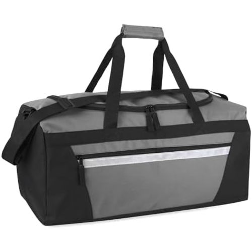 40 Liter, 22 Inch Reflective Duffle Bag with Shoulder Strap for Men, Women, Travel