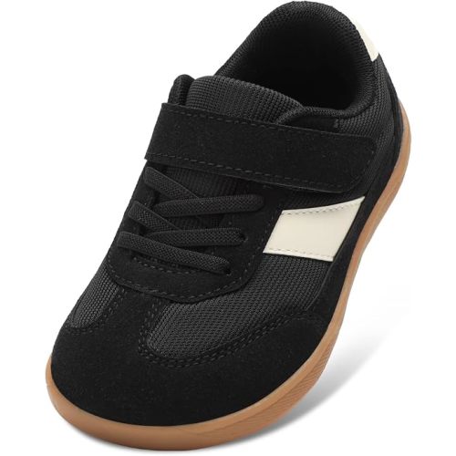 Toddler Shoes Zero Drop Minimalist Sneakers for Toddler/Little Kid Barefoot Slip on Tennis Shoes for Kids Boys Girls