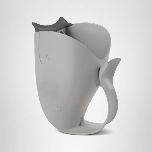 Skip Hop Baby Bath Rinse Cup MOBY Tear-free Waterfall Rinser Grey Age 0+