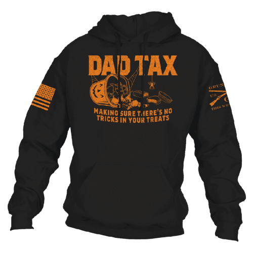 Dad Tax Halloween Hoodie - Black