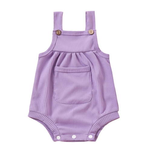 Zanarzt Ruffle Romper Girl Baby Girl Floral Romper Kids Spaghetti Strap One Piece Jumpsuit Shorts Toddler Summer Overall Clothes Purple,3-6 Months