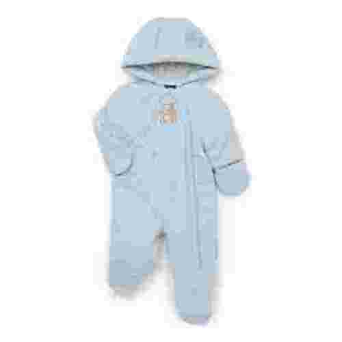 Wippette Baby Fleece Snow Pram with Bear Embroidery, Sizes 0M-9M