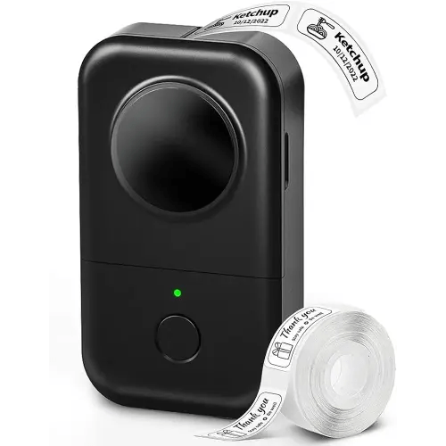 Phomemo D30 Label Maker Machine with Tape, Bluetooth Small Label Printer