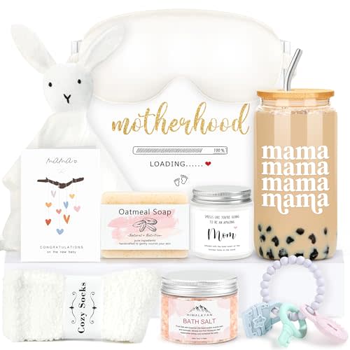 New Mom Care Package After Baby New Mom Gift Basket New Mom Gifts for Women After Birth Postpartum Gifts for Mom Baby Shower Gifts for Mom Cool Gifts for New Mom First Time Mom Gifts New Mom Gift Set