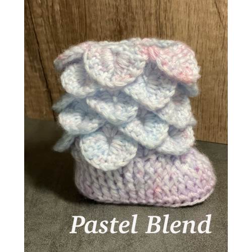 Dragon Scale BABY BOOTIES 1