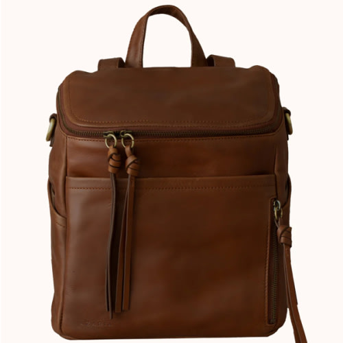La Mère Luxe Leather Backpack Grand