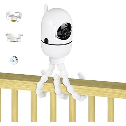 Tripod Baby Monitor Mount for HelloBaby HB65/HB6550/Pro/HB6560/HB6240/ HB65/ HB6351/ HB6339/ HB66/HB40/HB66, ANMEATE SM935E, Flexible Baby Camera Mount