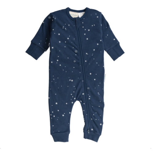 Woolbabe Merino/Organic Cotton PJ Suit - Tekapo Stars | Merino / Organic Cotton Baby & Toddler Sleepwear | Woolbabe