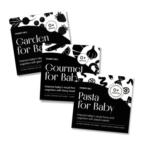 High Contrast Baby Art Cards