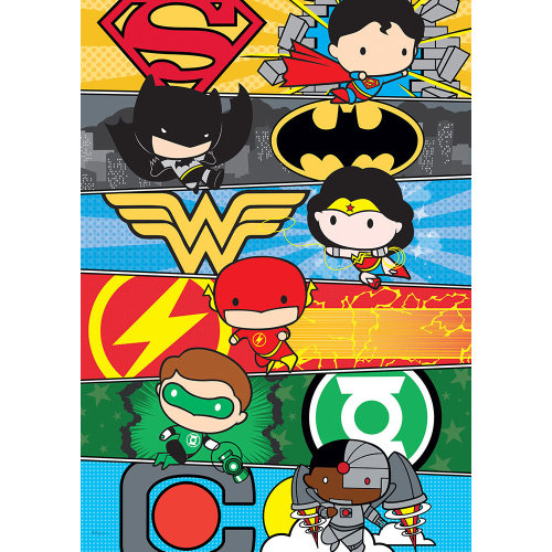 MightyPrint DC Comics Justice League - Chibi' MightyPrint Wall Decor | Wayfair