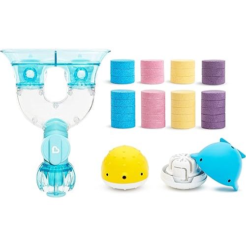 Munchkin® ColorMix Lab™ STEM Learning Toddler Bath Toy, Includes 52 Moisturizing Bath Water Color Tablets