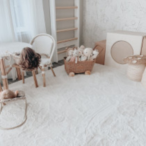 Tumble Washable Rugs Cozy Fur - Ivory