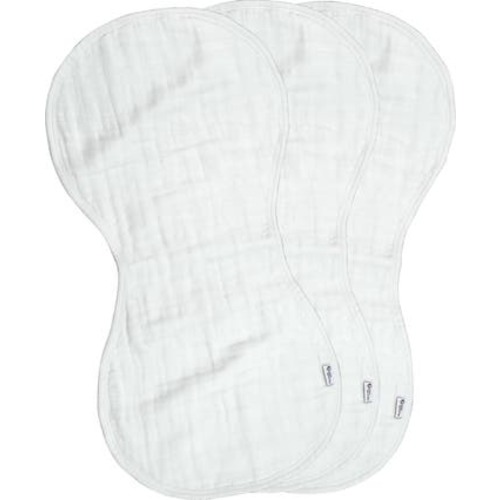 3-Pack Organic Cotton Muslin Burp Cloths