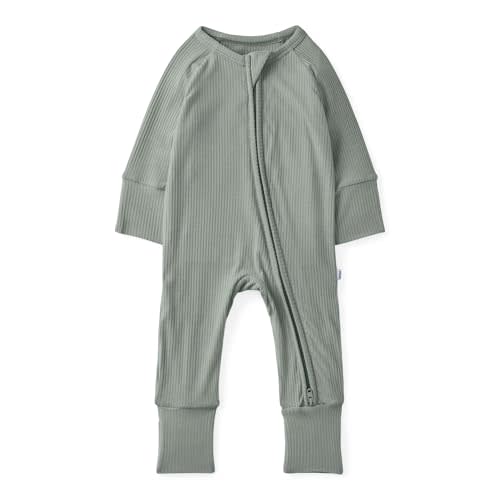 Little Sleepies Newborn Pajamas, Viscose from Bamboo Baby Pajamas, Boys & Girls Preemie & Newborn Sleepers, 2-Way Zipper PJs