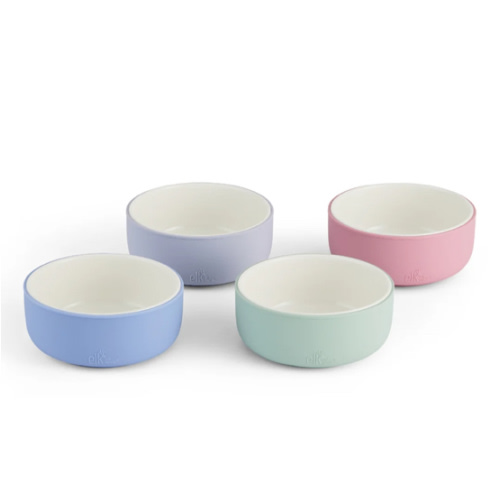 Porcelain Bowl with Silicone Sleeves