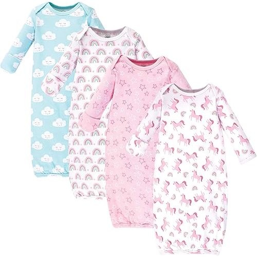 Luvable Friends Baby Girls' Cotton Gowns