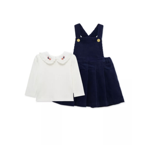 Little Me Baby Girls Pleated Jumper Set | Belk