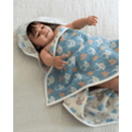Ducky Gauze Hooded Blanket Single | Sand Cloud