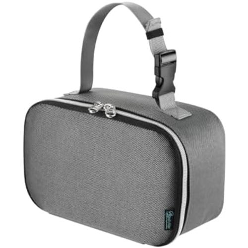 Beautyflier Travel Carrying Bag for Lifevac Travel Kit, Durable Storage Bag for Airway Suction Device, Portable Travel Case with Adjustable Hand Strap for Car Home Camping Hiking, Gray (Bag Only)