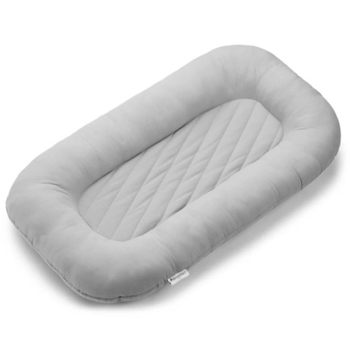 Ultra-Soft Striped Infant Lounger Bed
