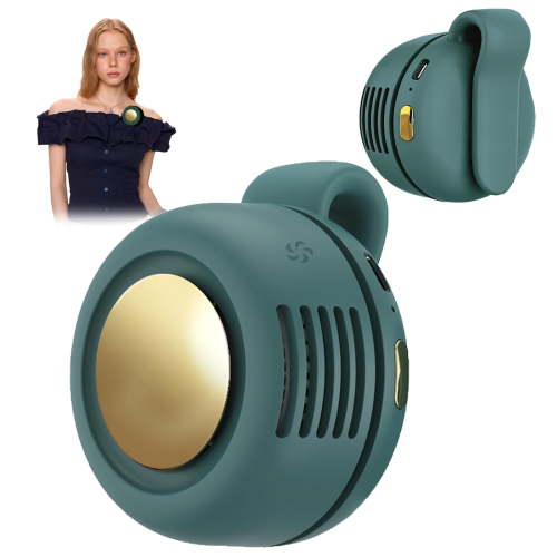 Portable Clip-On Fan, Mini USB Rechargeable 360° Rotatable Fan, 3-Speed Silent Mini Bladeless Fans