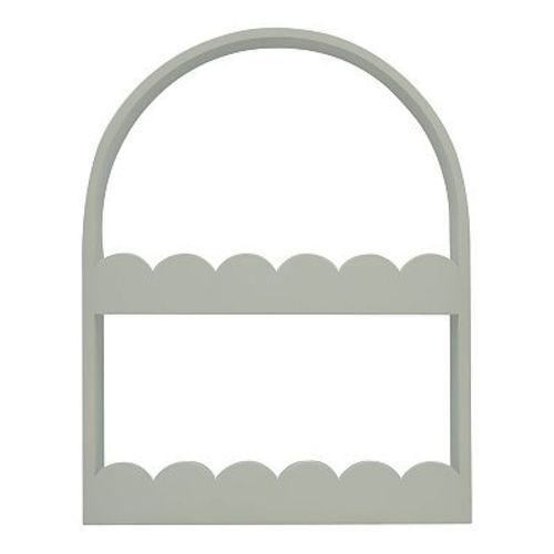 16" x 20" Scalloped 2-Tier Arched Shelf