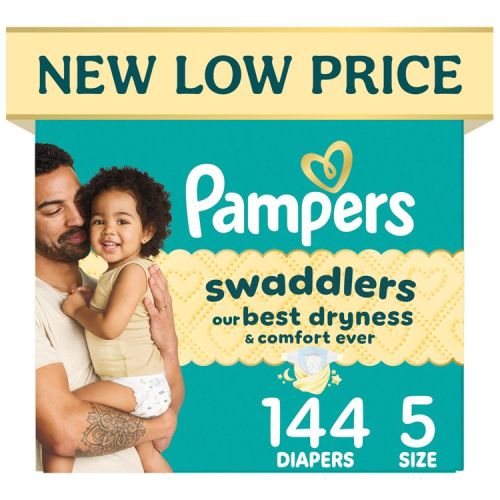 Pampers Swaddlers Sensitive Disposable Diapers - Size 5 - 144ct