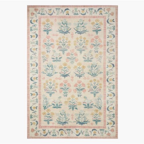Eden Mughal Rose Power Loomed Rug - Blush – Rifle Paper Co