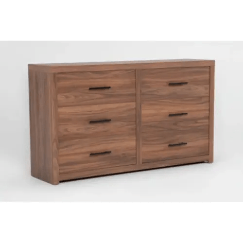 Merida III Brown 6 Drawer Dresser