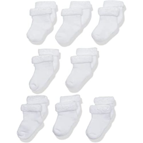 Gerber Unisex Baby 8-Pair Wiggle-Proof Sock