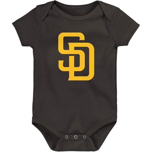 Outerstuff MLB Newborn & Infants 0-24 Months Official Primary Logo Creeper Bodysuit Romper