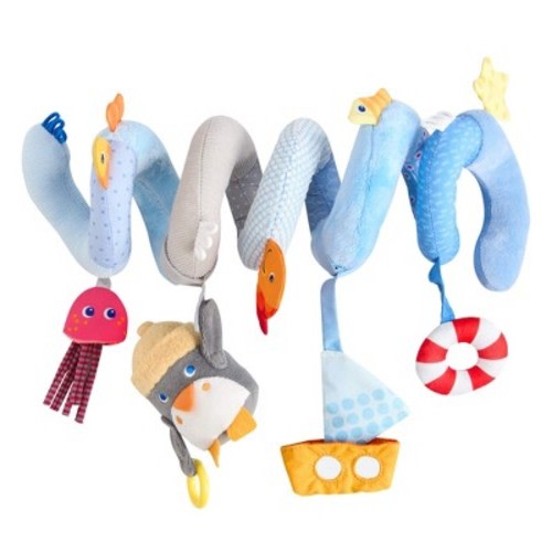 HABA Penguin Spiral Activity Car Seat & Stroller Toy