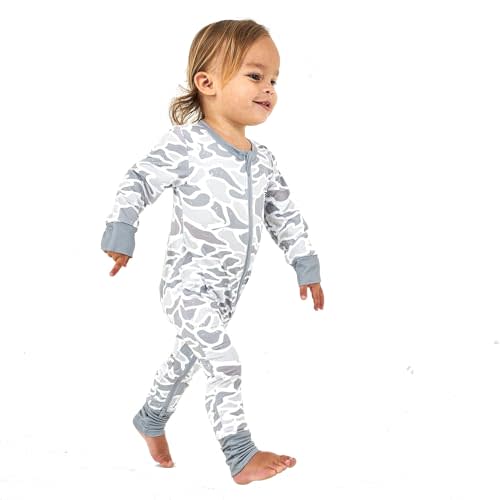 Burlebo Baby Zip Up – Soft Performance Fabric with Fold-Over Cuffs