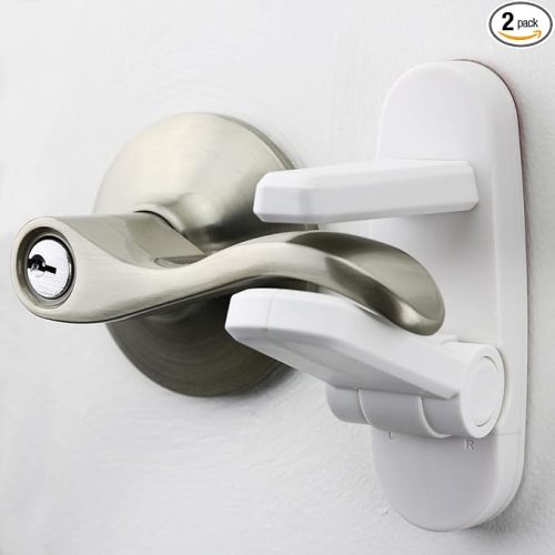 Door Lever Lock (2 Pack)