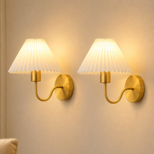 Williston Forge 14.5 inch Battery Operated Wall Sconce Set of 2,6500K Rechargeable Wall Lights with 5200mAh Dimmable Detachable Bulbs and Remote,15 Colors Wireless Sconces for Bedroom Living Room Hallway Decor | Wayfair