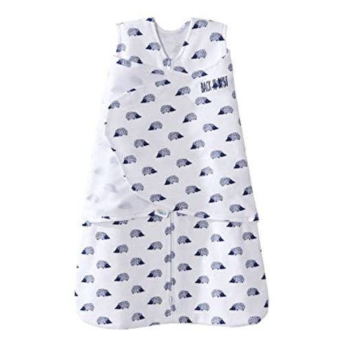 HALO 100% Cotton Sleepsack Swaddle, 3-Way Adjustable Wearable Blanket, TOG 1.5, Watercolor Rose Toss Blush, Newborn, 0-3 Months