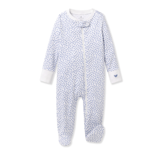 Baby's Pima Romper in Bluehearts