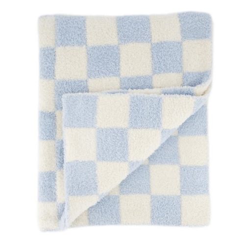 Light Blue Baby Chenille Blanket | Best&Less™ Online
