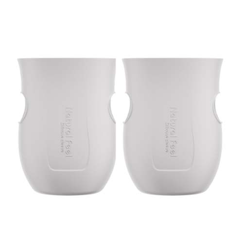 Gulicola Glass Baby Bottle Silicone Sleeves, White, 5 oz - 2pks - Walmart.ca