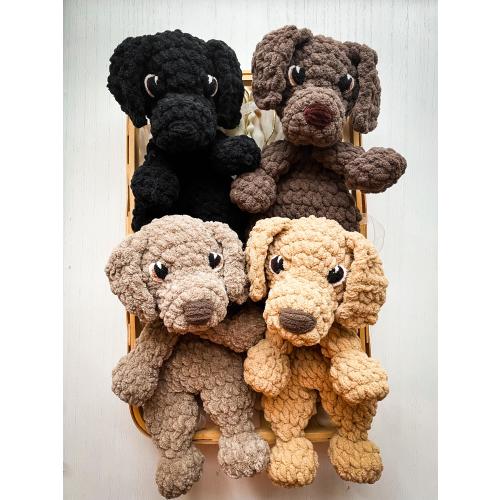 CUSTOM Labrador retriever crochet lovey, Weimaraner, handmade in USA, lab gifts, Labrador baby, bird dog gift, hunting dog baby gift