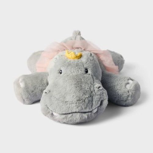 14" Princess Hippo Stuffed Animal - Gigglescape™